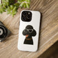Black Poodle Wearing Sunglasses - Tough Phone Case