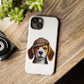 Beagle Wearing a Deerstalker Hat - Tough Phone Case
