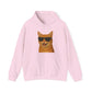 Orange Tabby Cat Wearing Sunglasses - Adult Hoodie