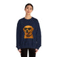 Golden Retriever Wearing Sunglasses - Adult Crewneck Sweatshirt