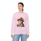 Tabby Cat in Fedora & Suit – Adult Unisex Crewneck Sweatshirt