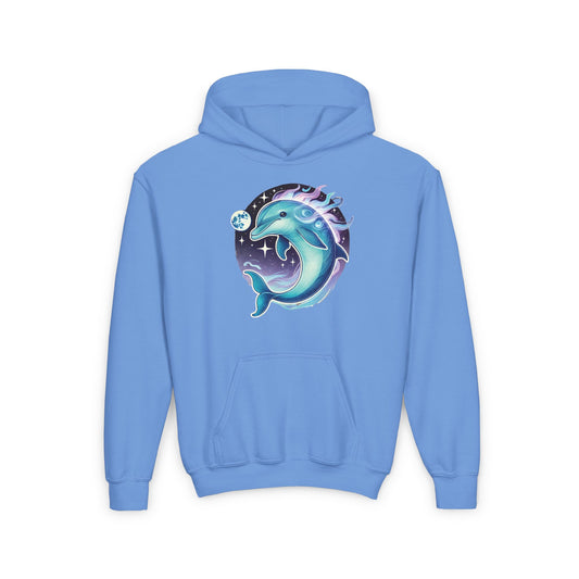 Luna The Dolphin Youth Hoodie Sweatshirt
