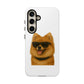 Pomeranian Wearing Sunglasses - Tough Phone Case