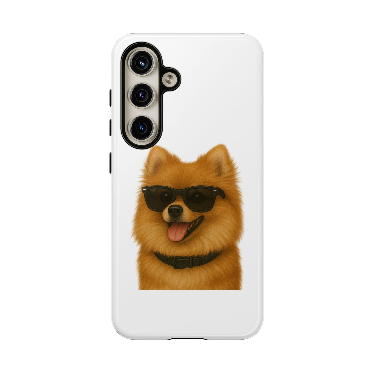 Pomeranian Wearing Sunglasses - Tough Phone Case