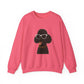 Black Poodle Wearing Sunglasses - Adult Crewneck Sweatshirt