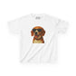 Kids Tee with Beagle Wearing Sunglasses