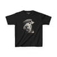 Airedale Terrier Wearing Tweed Flat Cap (Black & White)-  Youth T-Shirt  - Too Cute Pets