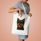 Yorkshire Terrier Wearing Sunglasses Cotton Tote Bag