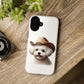 Maltese Wearing a Cowgirl Hat - Tough Phone Case