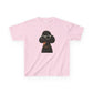 Black Poodle Wearing Sunglasses - Kids Tee