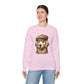 Golden Retriever In Newsboy Hat - Adult Crewneck Sweatshirt - Too Cute Pets