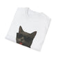 Gray Cat Wearing Sunglasses - Adult T-Shirt