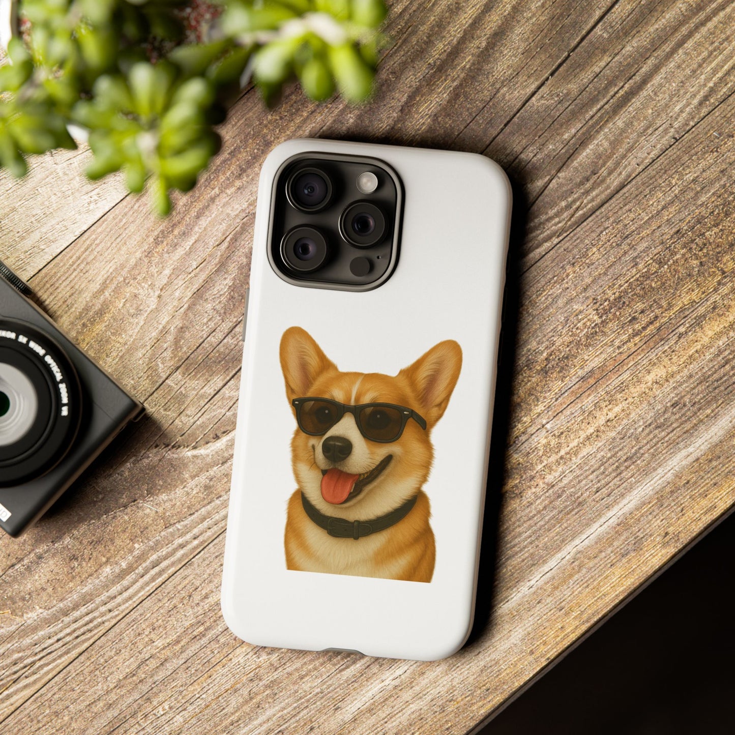 Corgi Wearing Sunglasses - Tough Phone Case