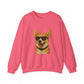 Corgi Wearing Sunglasses - Adult Crewneck Sweatshirt
