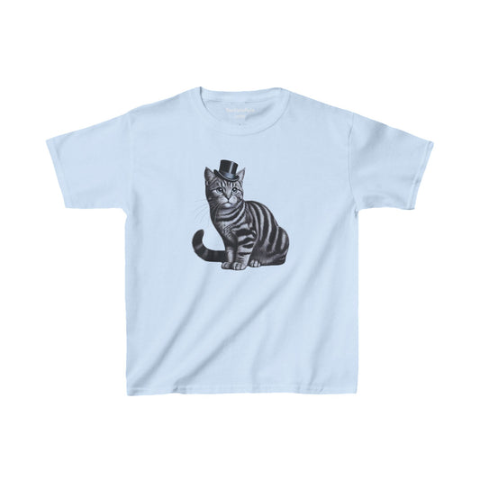 Tabby in Top Hat - Youth T-Shirt - Too Cute Pets