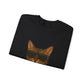 Bengal Cat Wearing Sunglasses - Adult Crewneck Sweatshirt