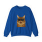 Maine Coon Wearing Sunglasses - Adult Crewneck Sweatshirt