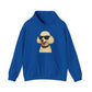 White Poodle Wearing Sunglasses - Adult Hoodie