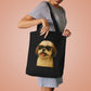 Shih Tzu Wearing Sunglasses Cotton Tote Bag