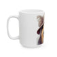 Collie Wearing a Cloche Hat - Ceramic Mug