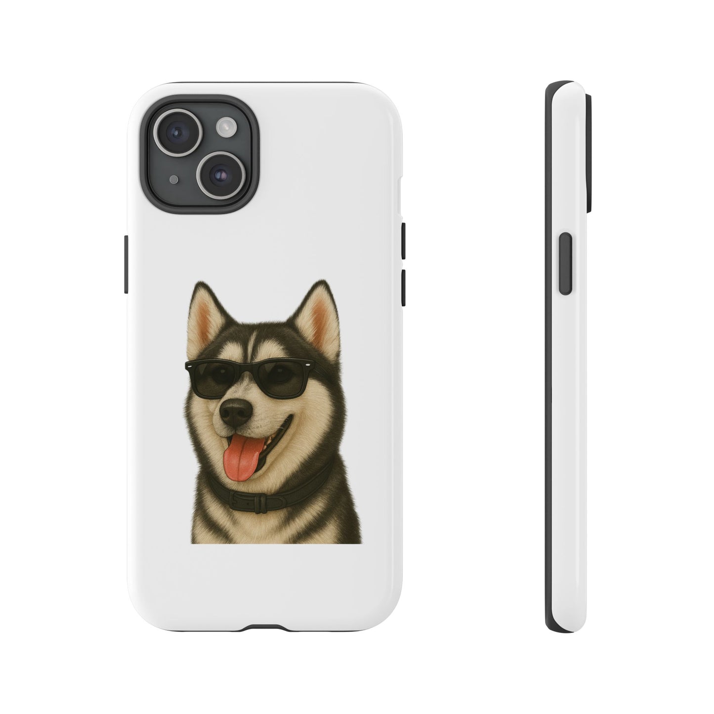 Siberian Husky Wearing Sunglasses - Tough Phone Case