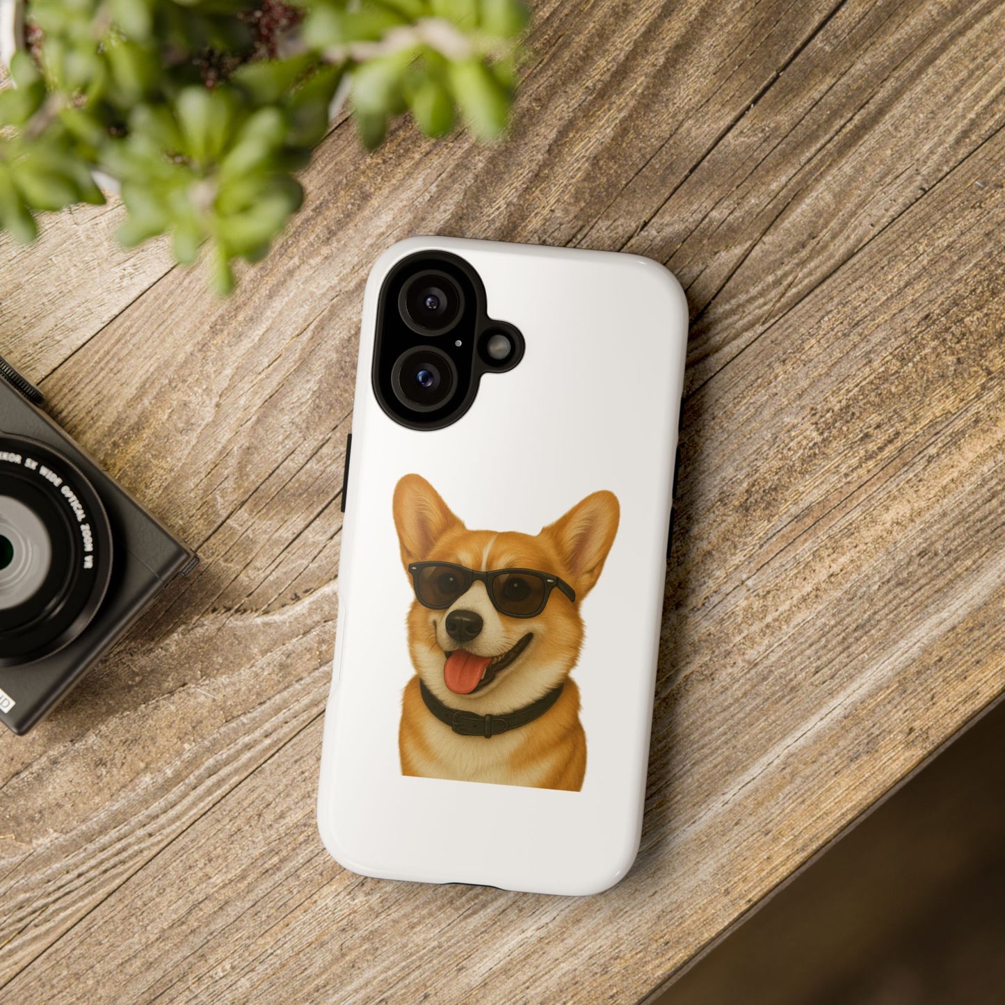 Corgi Wearing Sunglasses - Tough Phone Case