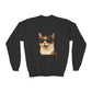 Calico Domestic Shorthaired Cat Wearing Sunglasses - Youth Sweatshirt