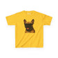 French Bulldog Wearing Sunglasses - Kids Tee