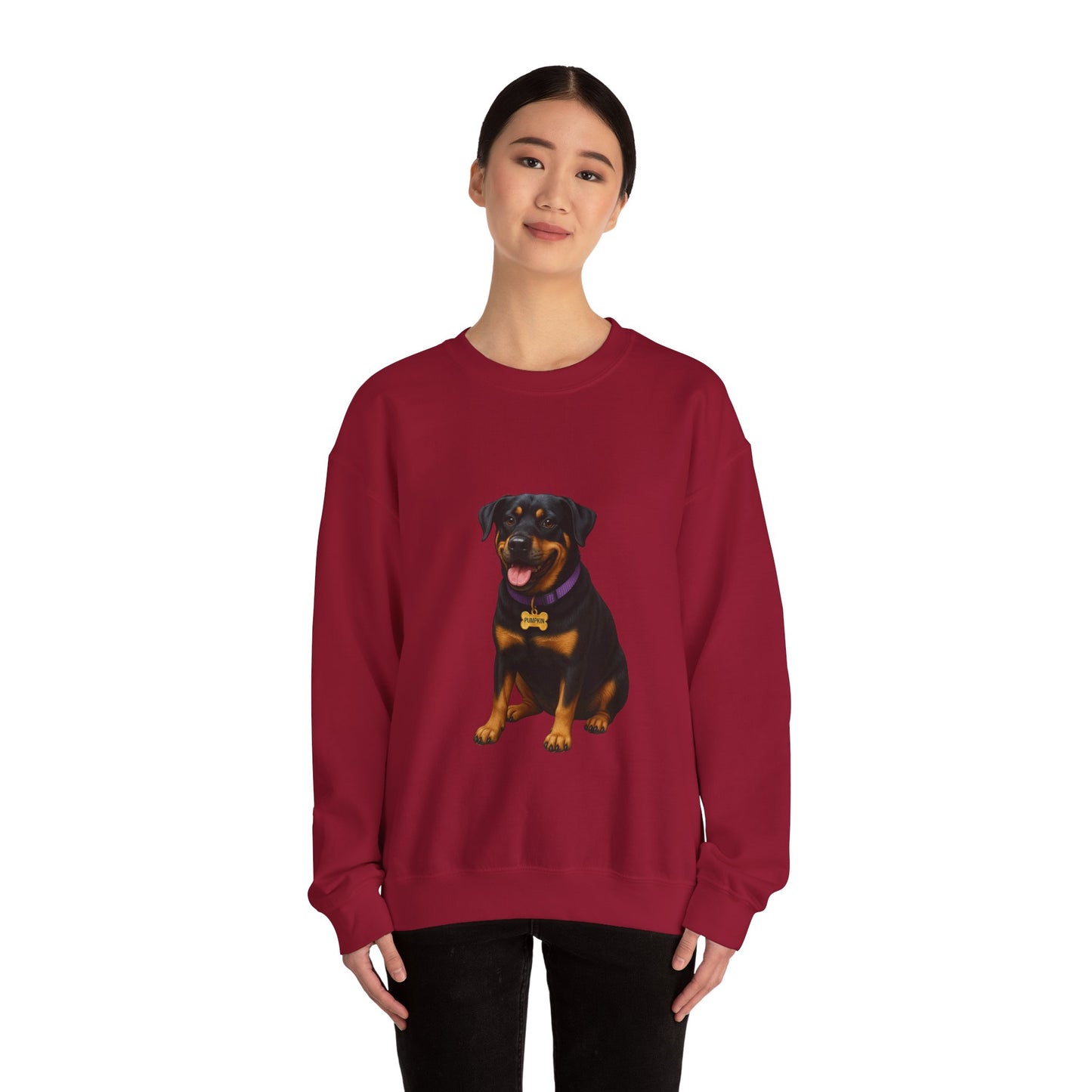 Rottweiler Lab Mix Pumpkin Sweatshirt