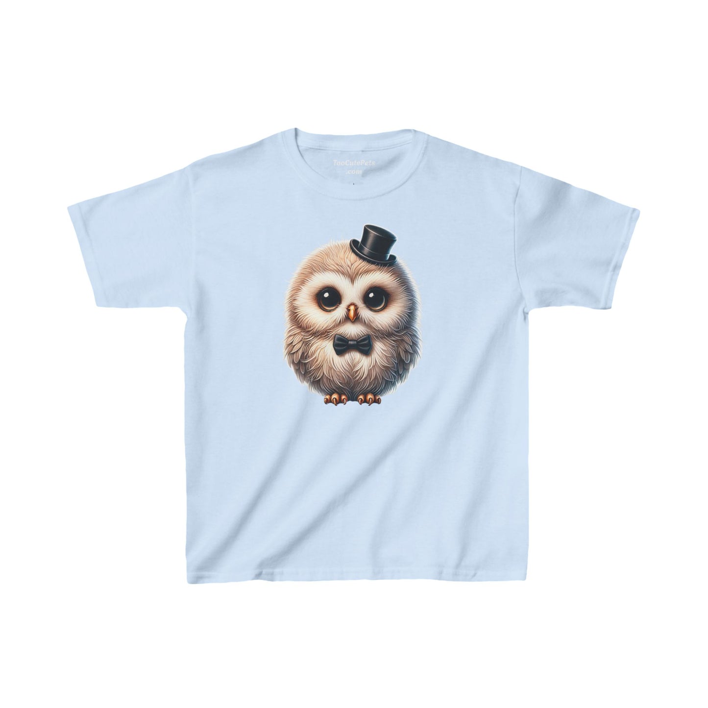 Owl Wearing A Top Hat Youth T-Shirt - Too Cute Pets