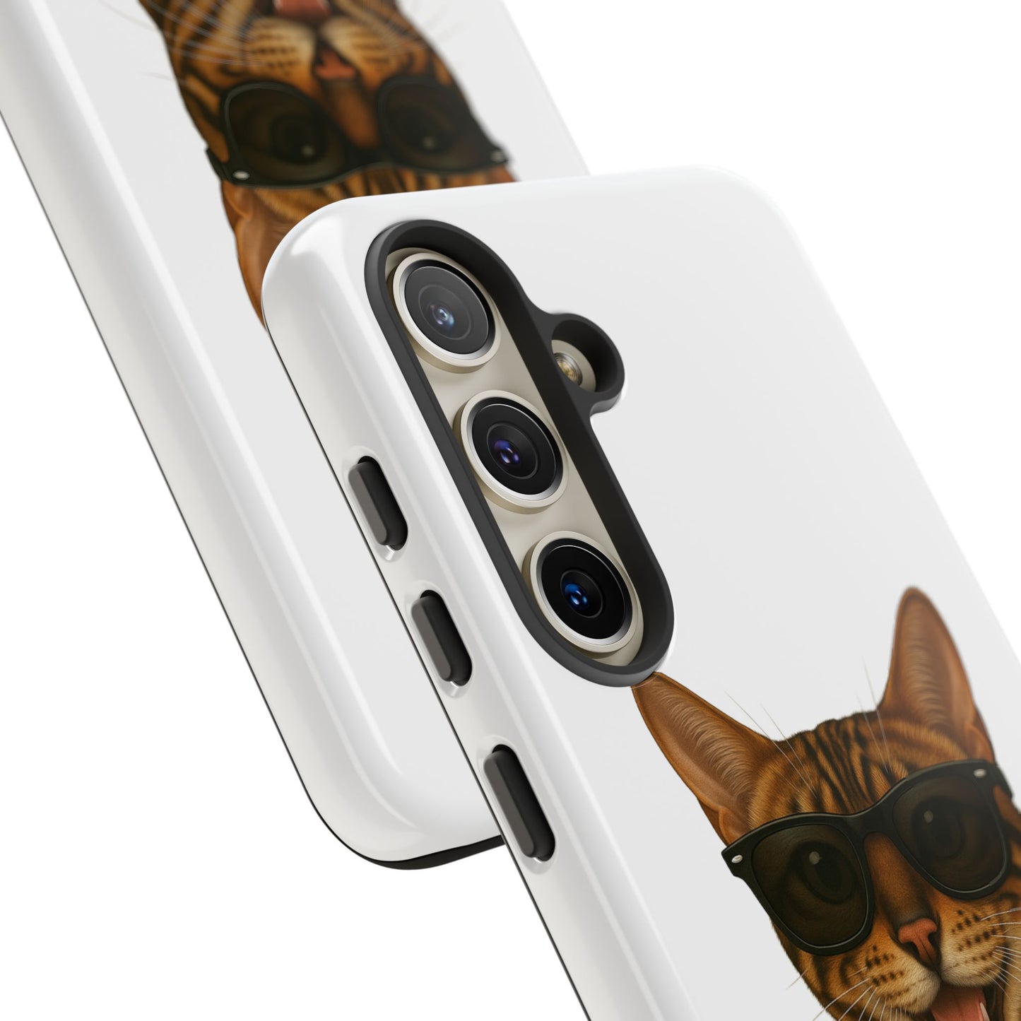 Bengal Cat Wearing Sunglasses - Tough Phone Case