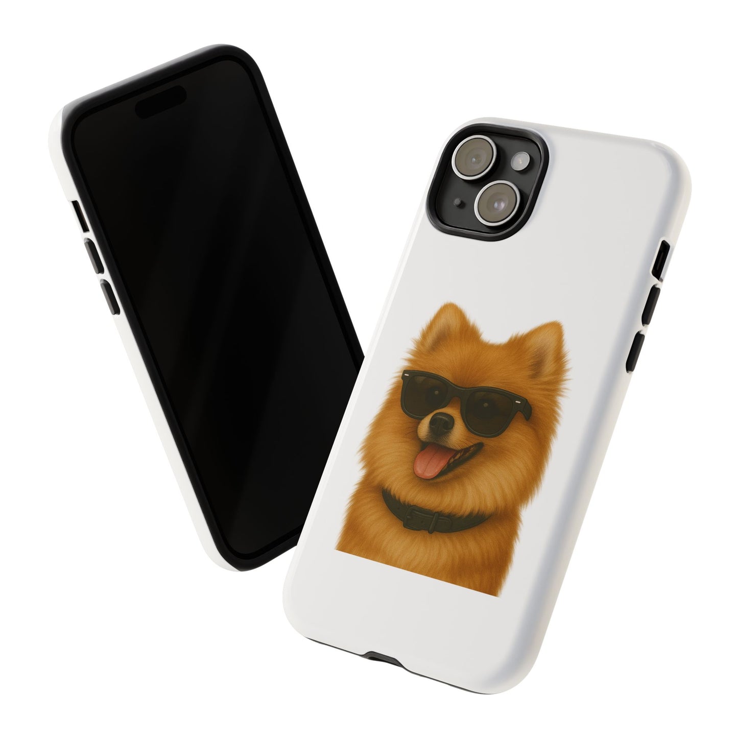 Pomeranian Wearing Sunglasses - Tough Phone Case