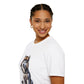 Husky Wearing A Fur Trappers hat- Adult T-Shirt - Too Cute Pets