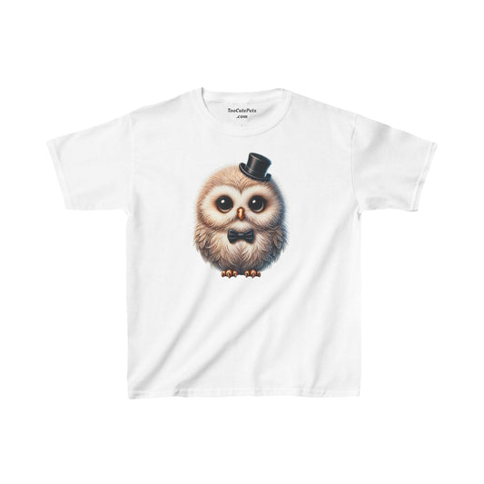 Owl Wearing A Top Hat Youth T-Shirt - Too Cute Pets