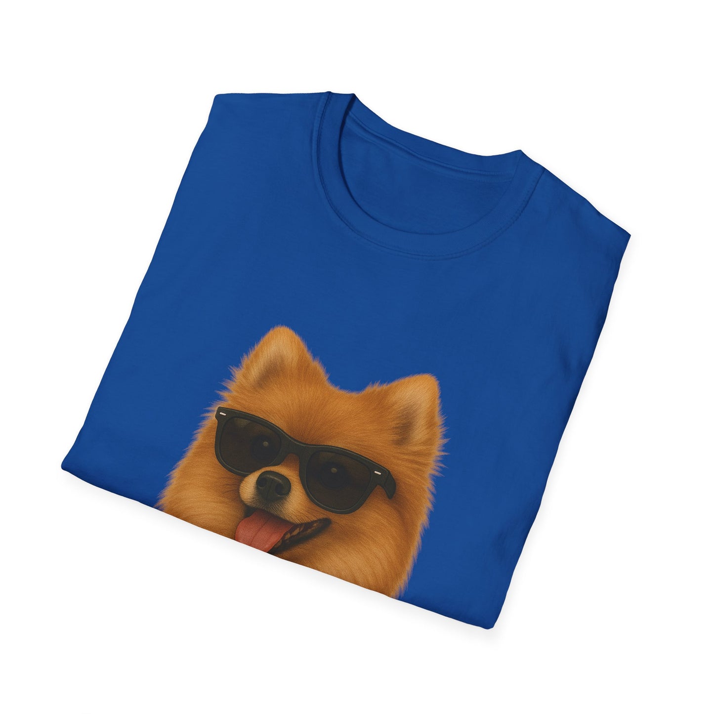 Pomeranian Wearing Sunglasses - Adult T-Shirt