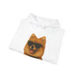 Pomeranian Wearing Sunglasses - Adult Hoodie