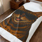 Bengal Cat Wearing Sunglasses - Sherpa Blanket