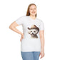 Cute Maltese Wearing Cowgirl Hat - Adult T-shirt - Too Cute Pets