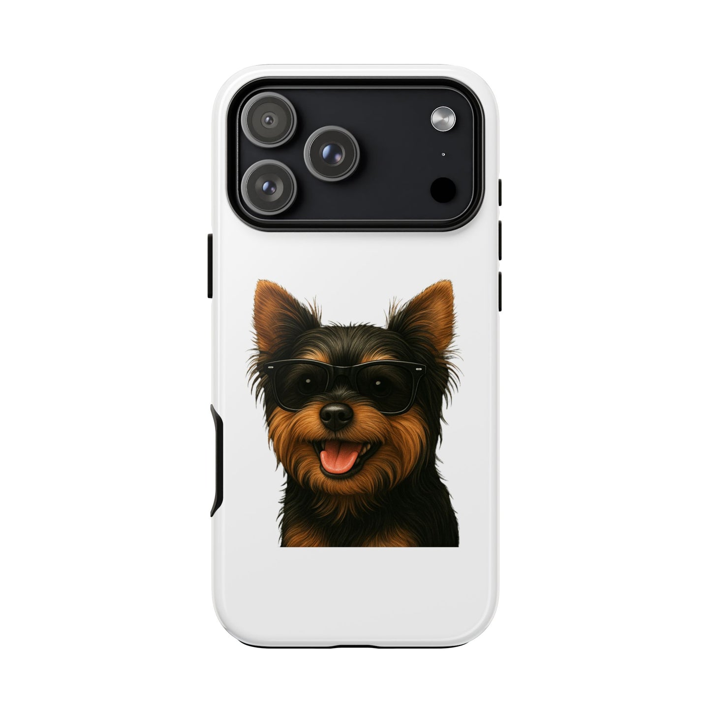 Yorkshire Terrier Wearing Sunglasses - Tough Phone Case