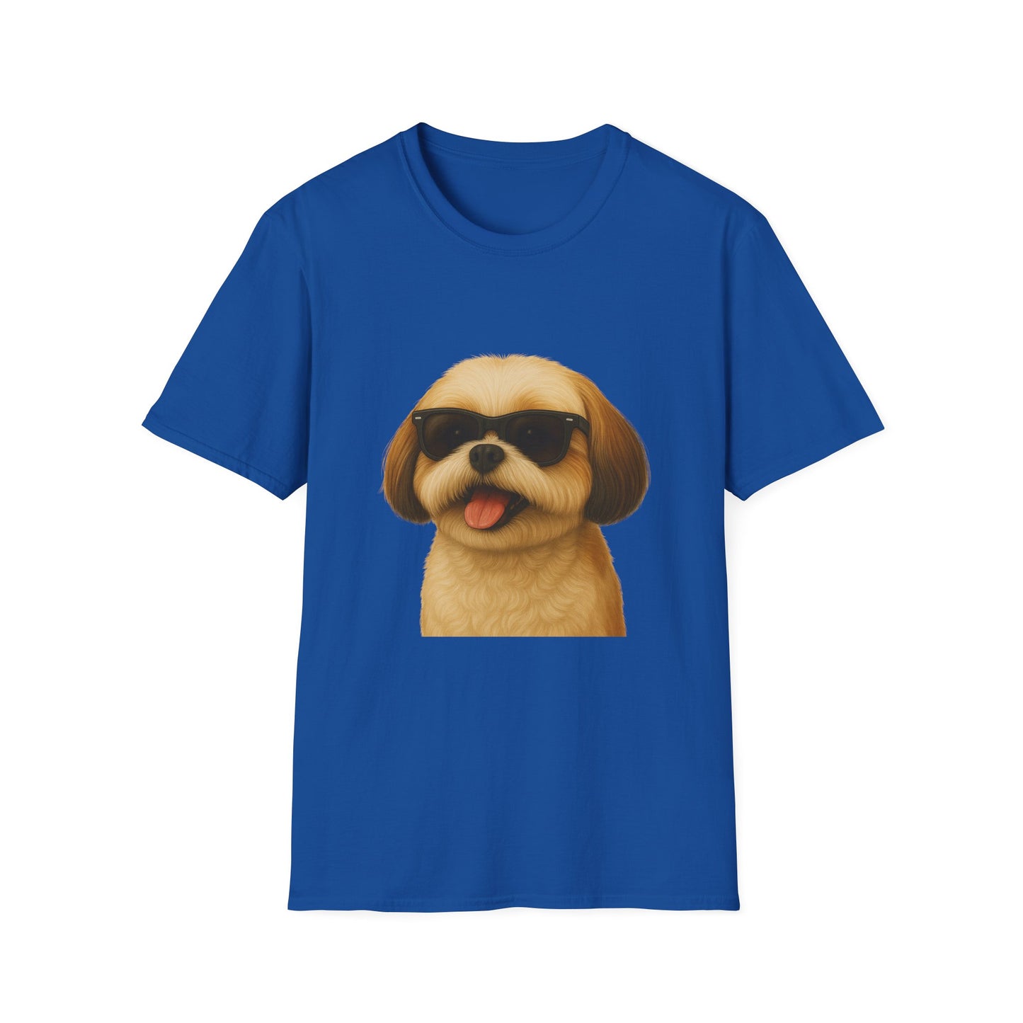 Shih Tzu Wearing Sunglasses - Adult T-Shirt