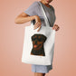 Rottweiler Wearing Sunglasses Cotton Tote Bag