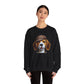 Smiling Beagle Wearing Deerstalker Hat - Adult Crewneck Sweatshirt - Too Cute Pets