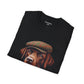 Brown Labrador Wearing Tweed Flat Cap - Adult T-Shirt - Too Cute Pets