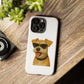 Miniature Schnauzer Wearing Sunglasses - Tough Phone Case
