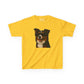 Kids Tee with Australian Shepherd Wearing Sunglasses