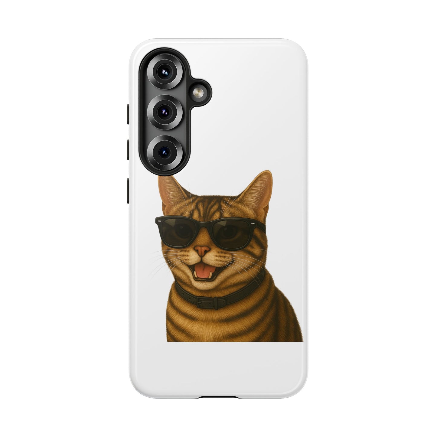 Tabby Cat Wearing Sunglasses - Tough Phone Case