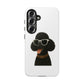 Black Poodle Wearing Sunglasses - Tough Phone Case