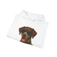 German Shorthaired Pointer Wearing Sunglasses - Adult Hoodie
