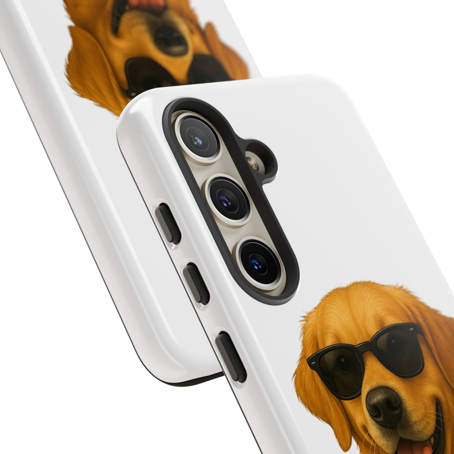 Golden Retriever Wearing Sunglasses - Tough Phone Case
