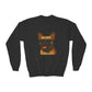 French Bulldog Wearing Sunglasses - Youth Sweatshirt